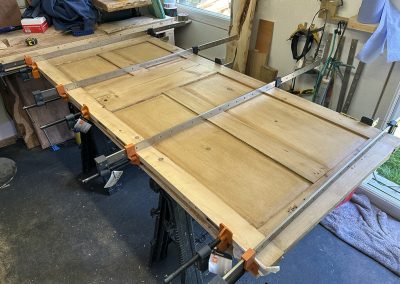 Door Repair in workshop